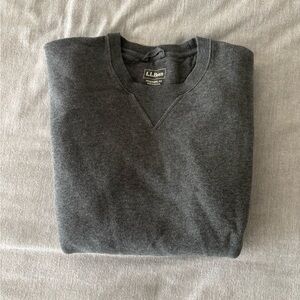 L.L. Bean Men's Charcoal Crewneck Sweatshirt